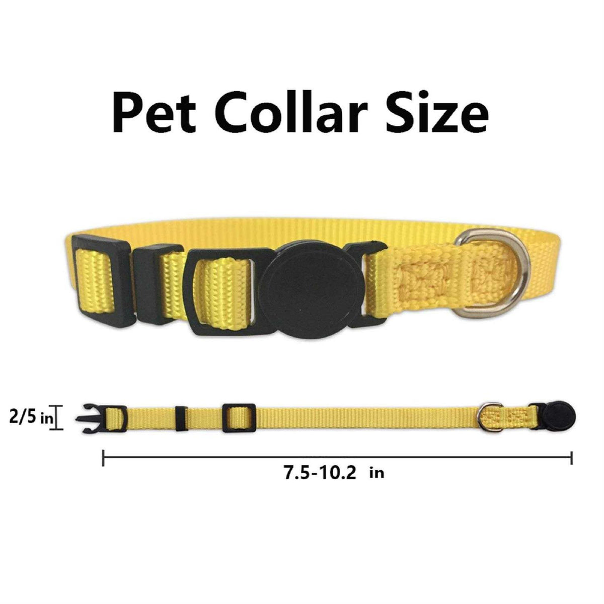 14PCS Soft Nylon Adjustable Breakaway Puppy ID Collar E8082