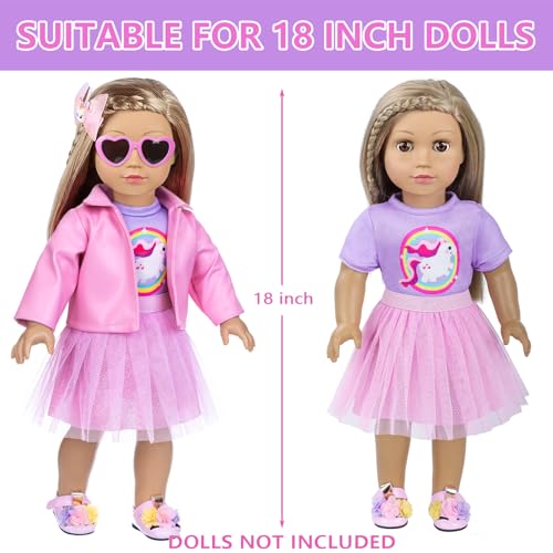 18 Inch Doll Makeup Accessories and Clothes Play Set R78576