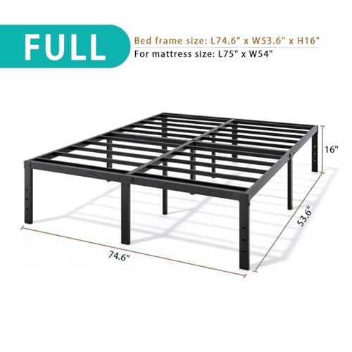 14 Inch Heavy-Duty Full Size Metal Bed Frame V51645