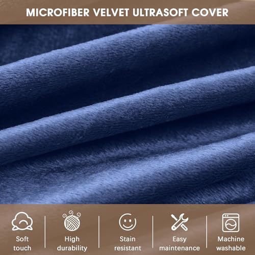 3 Feet Grey Micro Fiber Bean Bag Chair Y5125