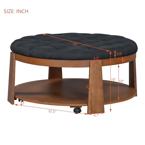 2 Piece Nesting Rattan Coffee Table Set C768