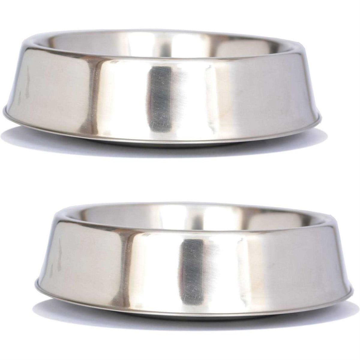 2 Pack Stainless Steel Non Skid Pet Bowl Z6296