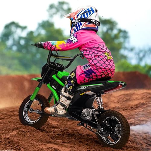 24V Electric Dirt Bike 350W Motor 14.29 MPH Dual Suspension R872759