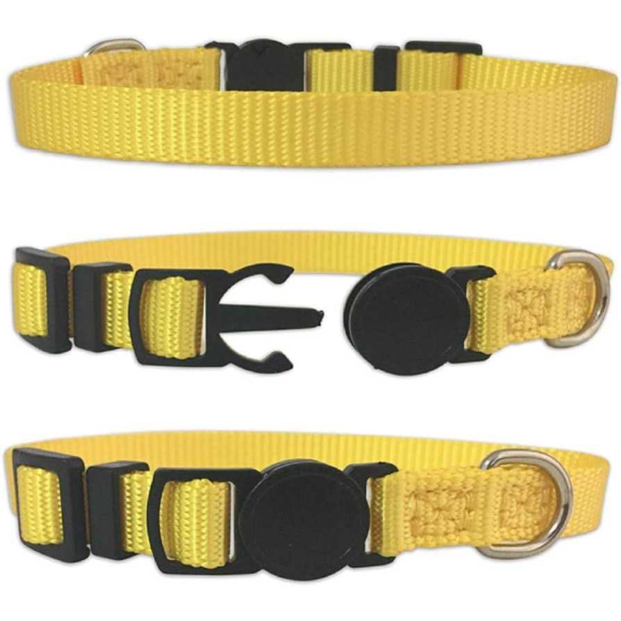 14PCS Soft Nylon Adjustable Breakaway Puppy ID Collar E8082