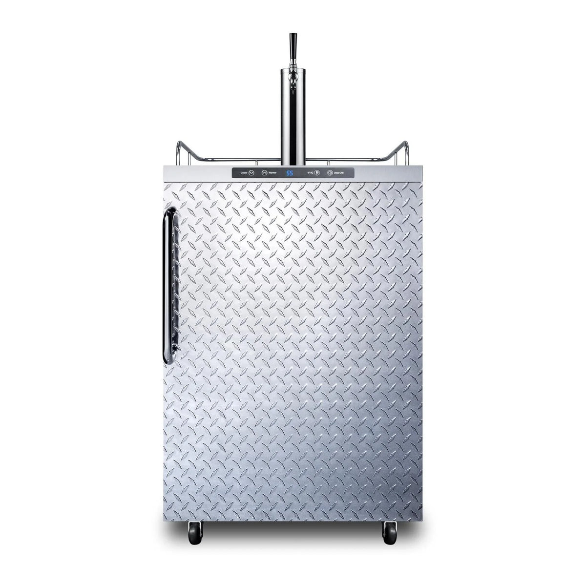 24" Stainless Steel Outdoor Beer Dispenser with Single Tap T79474