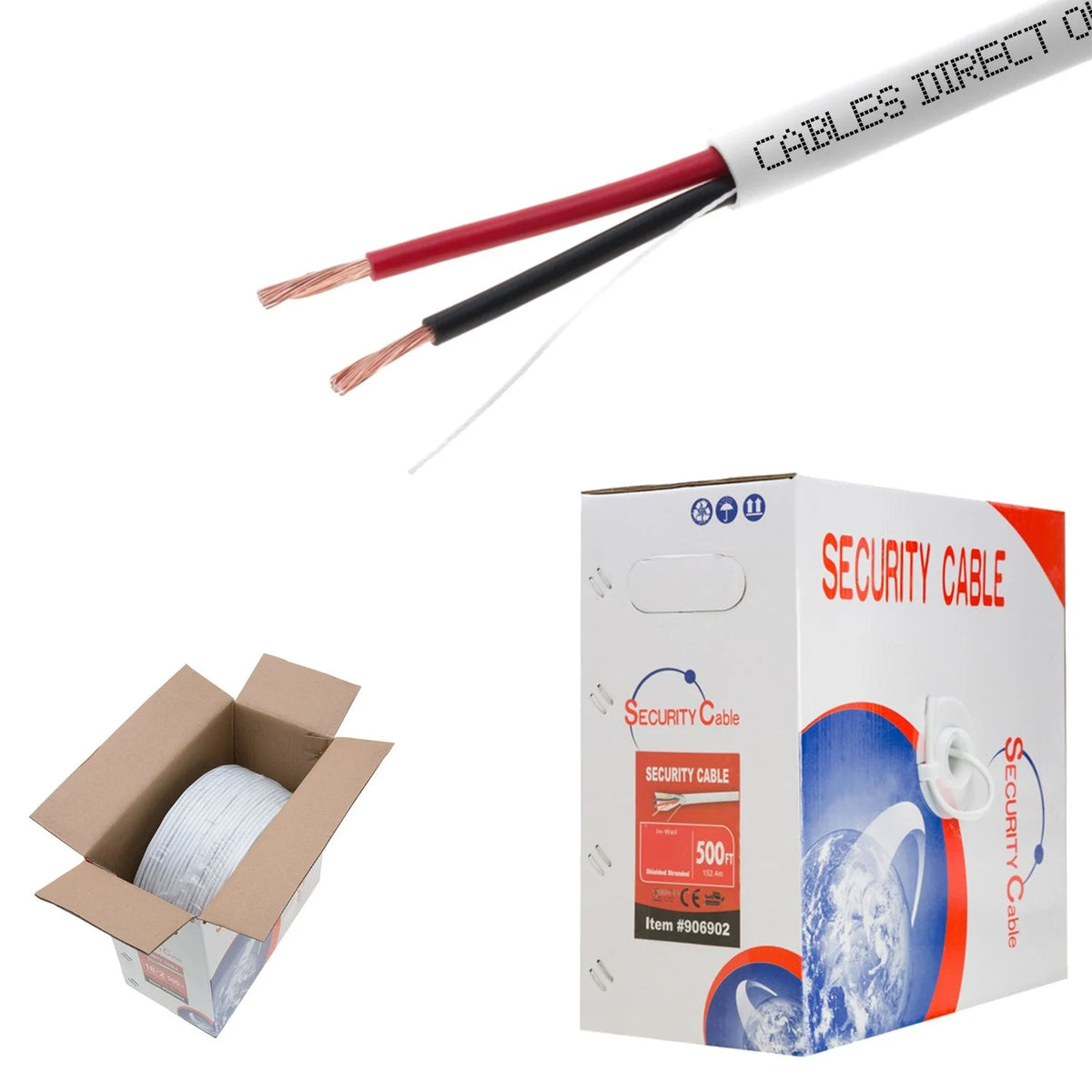 18/2 Shielded Stranded 500ft Alarm Wire N7115