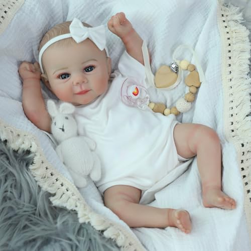 18 Inch Soft Vinyl Smiling Girl Doll with Accessories V14697