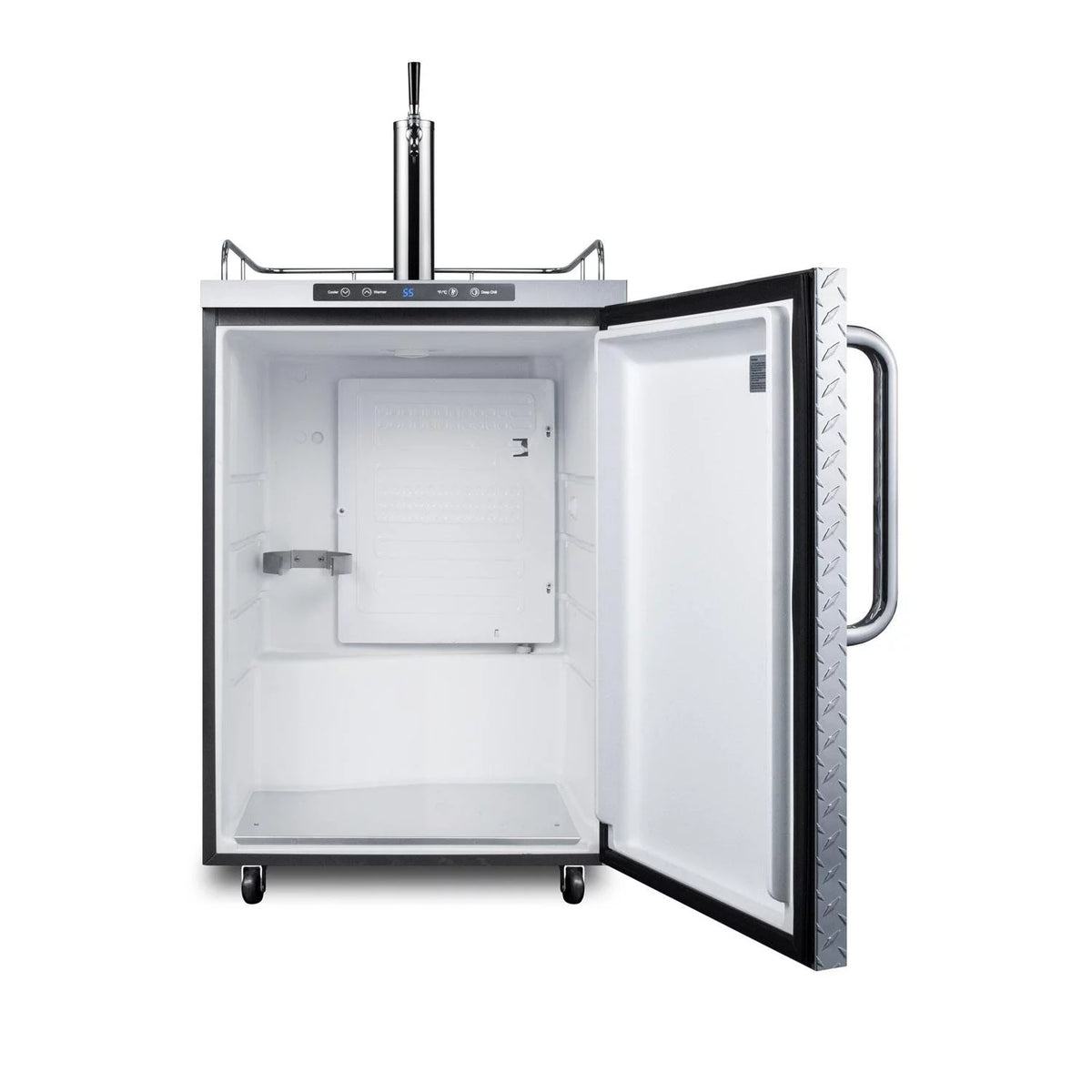 24" Stainless Steel Outdoor Beer Dispenser with Single Tap T79474