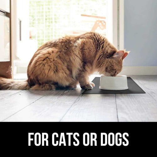 100% Waterproof Raised Edge BPA Free Silicone Pet Feeding Mat O169