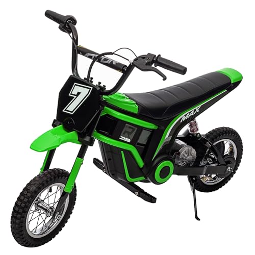 24V Electric Dirt Bike 350W Motor 14.29 MPH Dual Suspension R872759