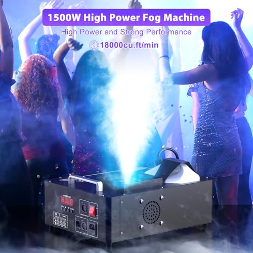 1500W Fog Machine with Lights 24 RGB LED 2.5 Liters L8792