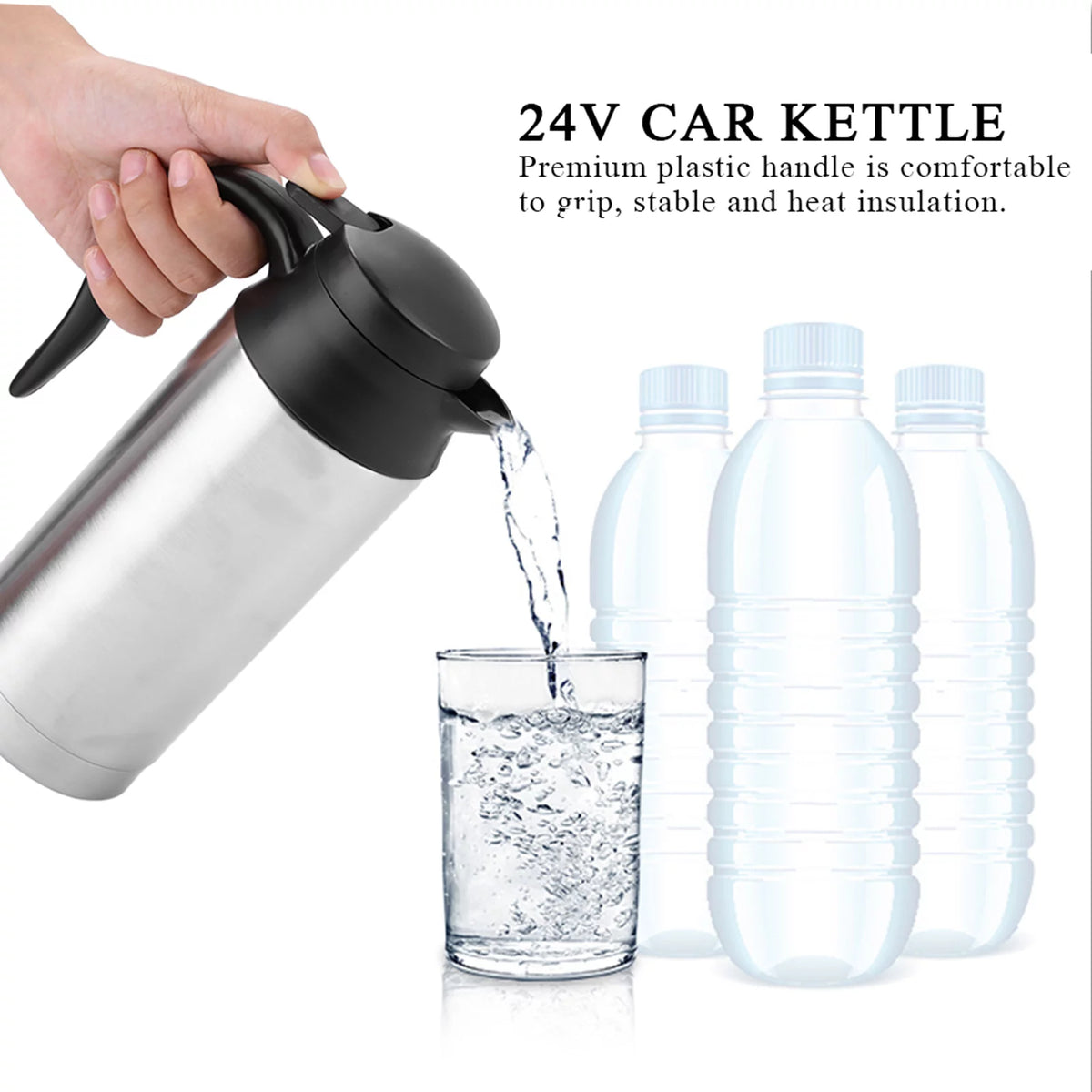 24V 750ml Portable Car Water Heater Bottle P91686