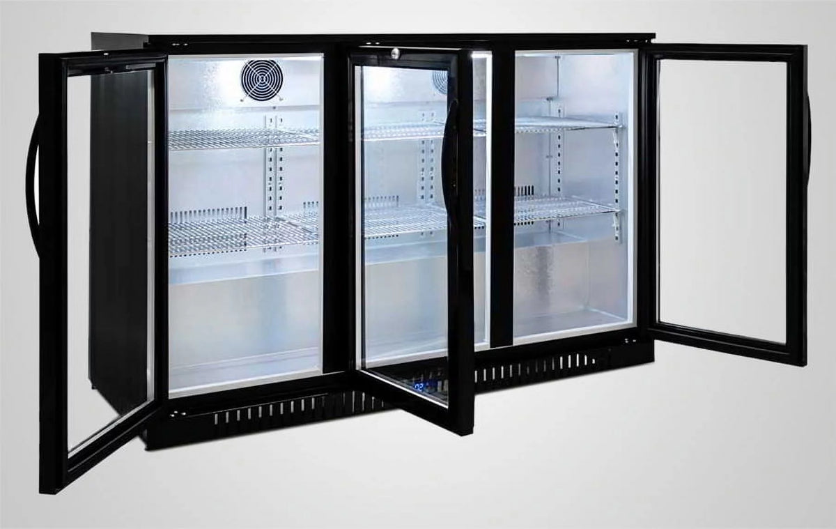 3 Glass Door Beverage Cooler P411562