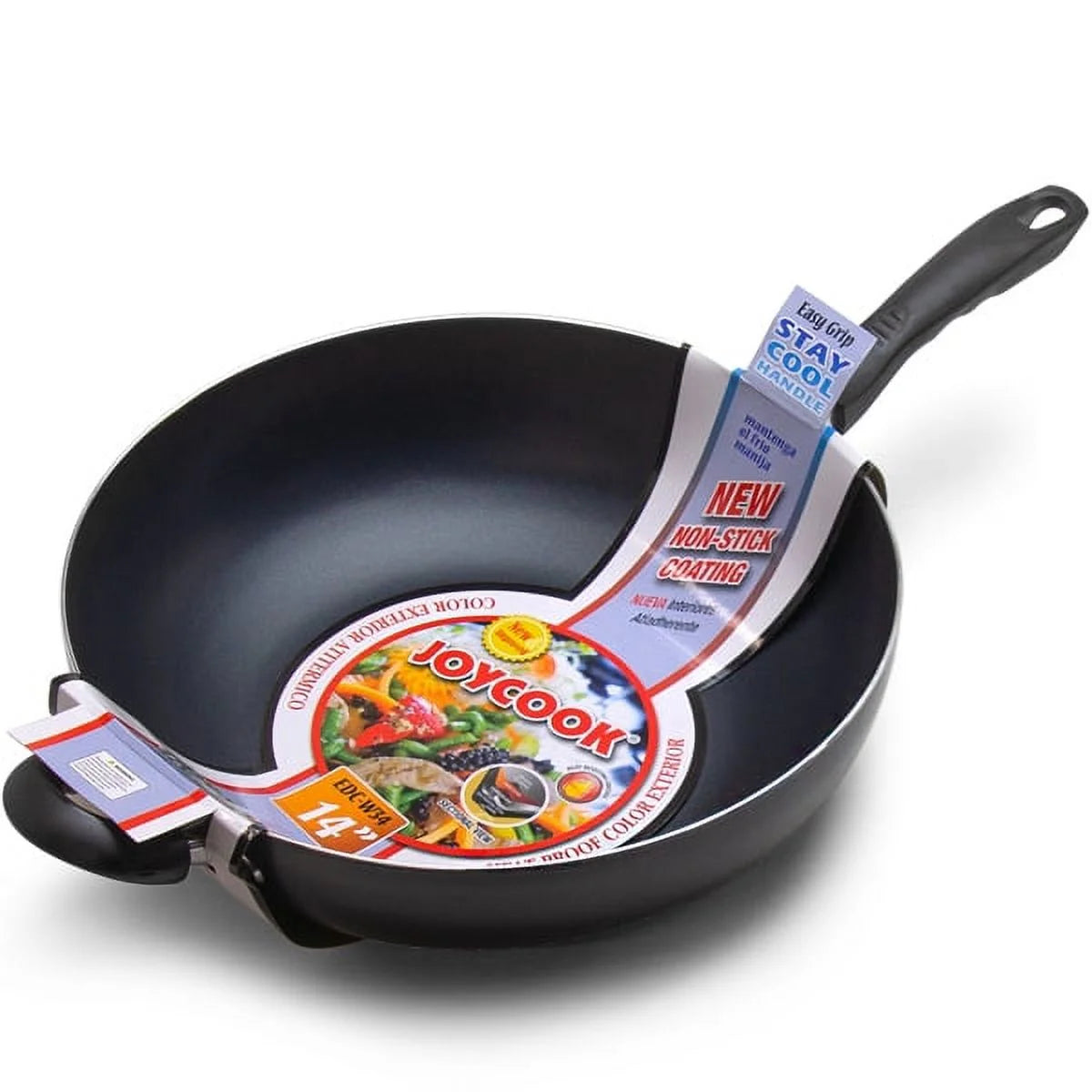 14 inch Aluminum Non-Stick Wok with Helper Handle K551069