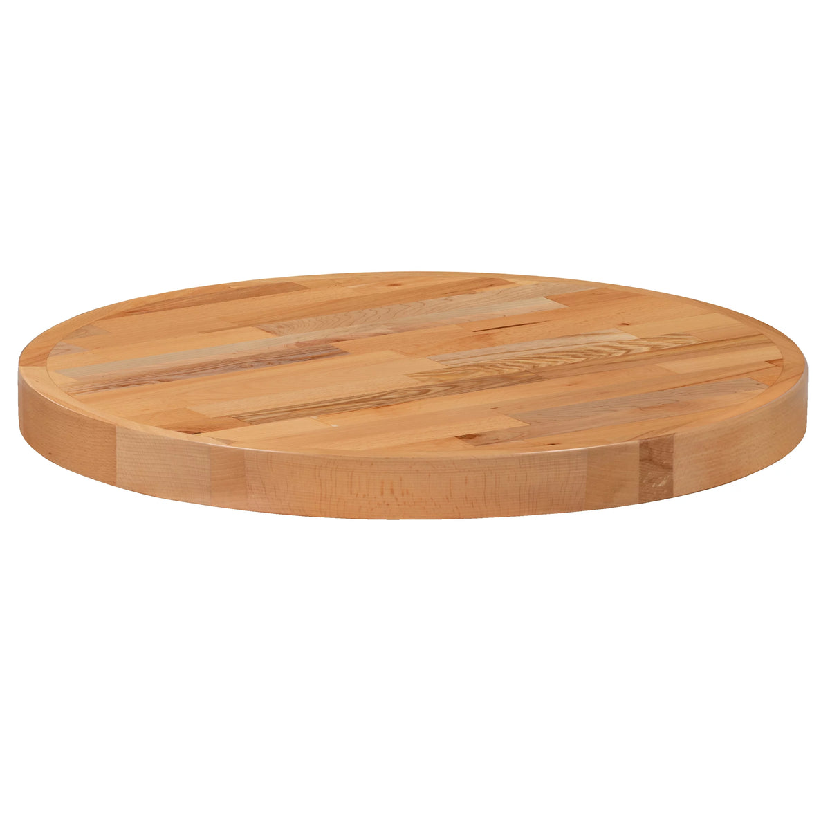 24" Round Butcher Block Style Table Top Q788