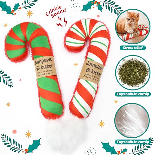2 Pack Natural Catnip Cat Kicker Toys I733