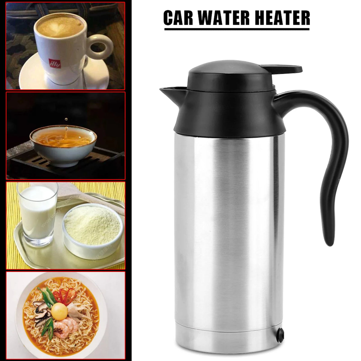 24V 750ml Portable Car Water Heater Bottle P91686