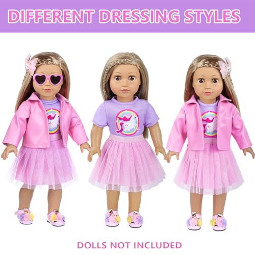18 Inch Doll Makeup Accessories and Clothes Play Set R78576
