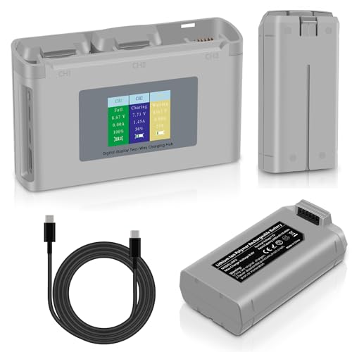 2400mAh Battery 2 Pack and 3 Channel LED Charger Set I7065
