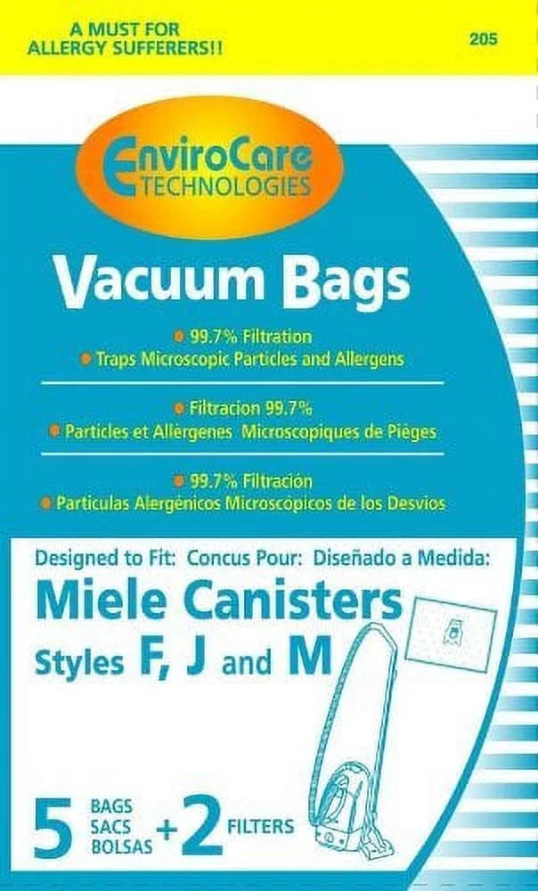 15 Replacement Vacuum Bags + 6 Filters B765