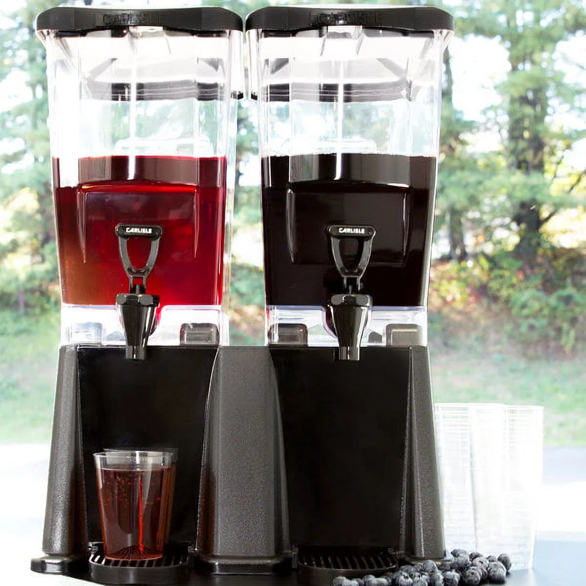 3 Gallon Black Beverage Dispenser K596948